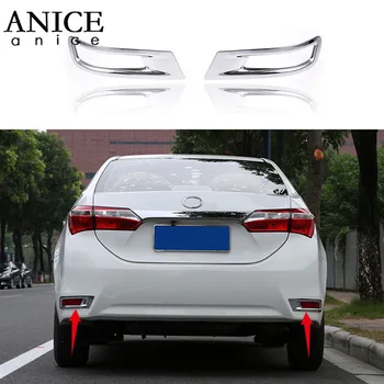 

Euro Chrome Rear Fog Light Lamp Cover Trim Garnish Fit For Toyota Corolla 2014 2015 2016 2017 2018