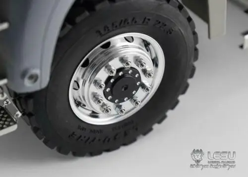 LESU 1/14 RC модель MAN 6*6 Передний Цилиндр Гидравлический самосвал радио