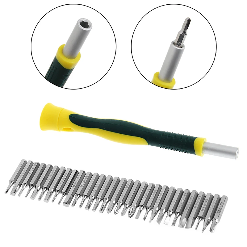 

31 in 1 Precision Screwdriver Set Torx Hex Security Bits for Tablet PC Phone New 2017
