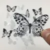 18pcs/set Black and White Crystal Butterflies Wall Sticker For Kids Rooms Art Mural Refrigerator Wedding Decoration Wall Decals ► Photo 3/6