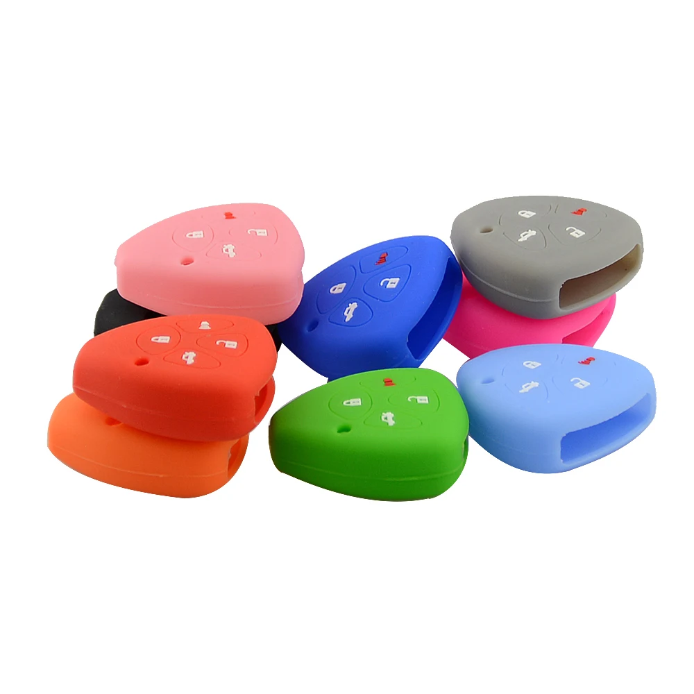 4 buttons silicone car key for Toyota 3