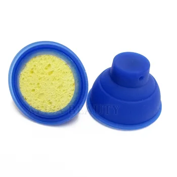 

10pcs lot Water absorbing sponge electrode electronic cupping accessories 2mm Jack for EMS Electric Muscle StimulatorTraining