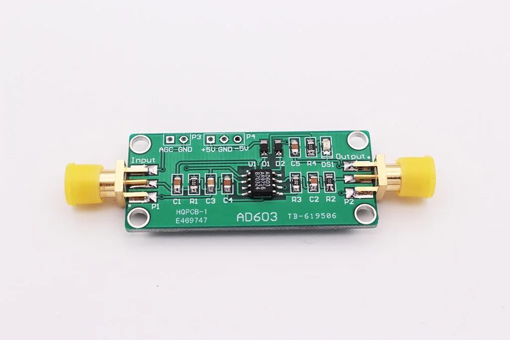 

AD603 Variable Gain Amplifier Module Voltage Controllable 80dB Voltage Amplifier