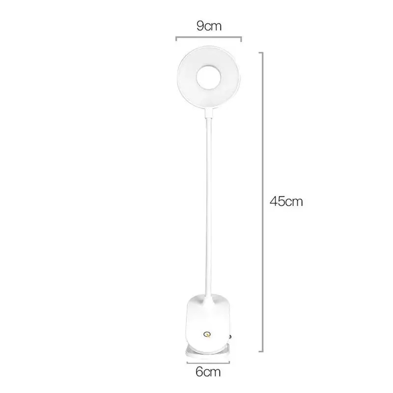 Настольная лампа USB светодиодный настольный светильник 14 светодиодный Настольный светильник с зажимом для чтения книг светильник светодиодный Настольный светильник 3 режима