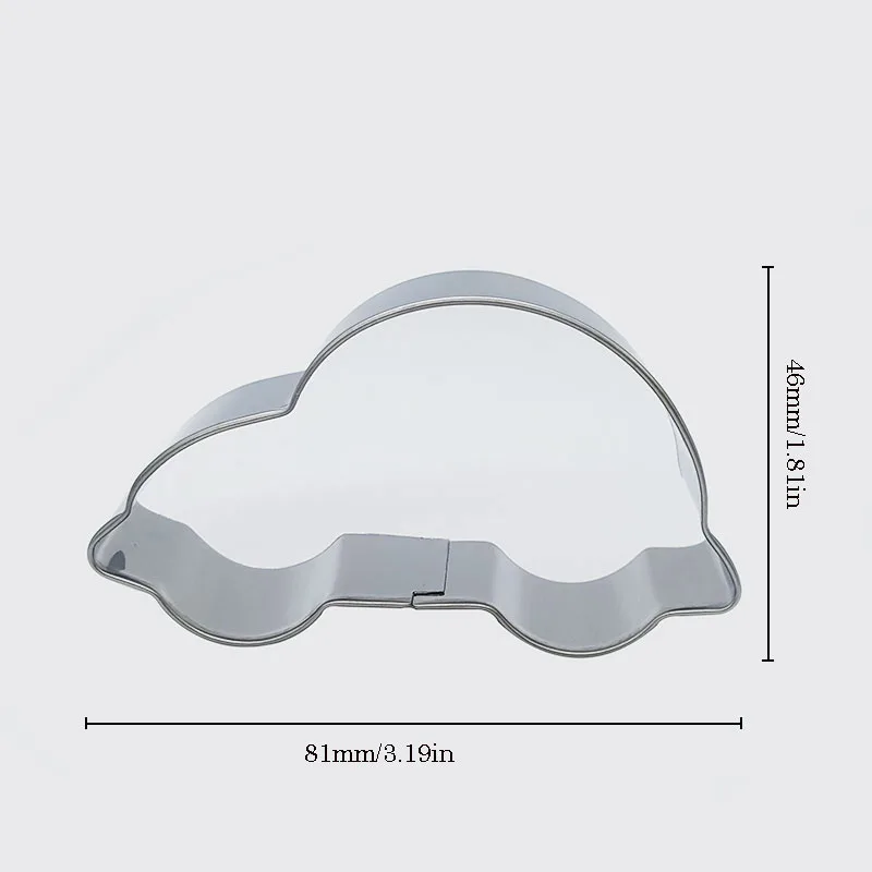 Горячая нержавеющая сталь автомобильная форма формочки для печенья DIY торт мастика Бисквит Инструменты Sugarcraft приспособления для выпекания пекарня День Рождения Форма для печения