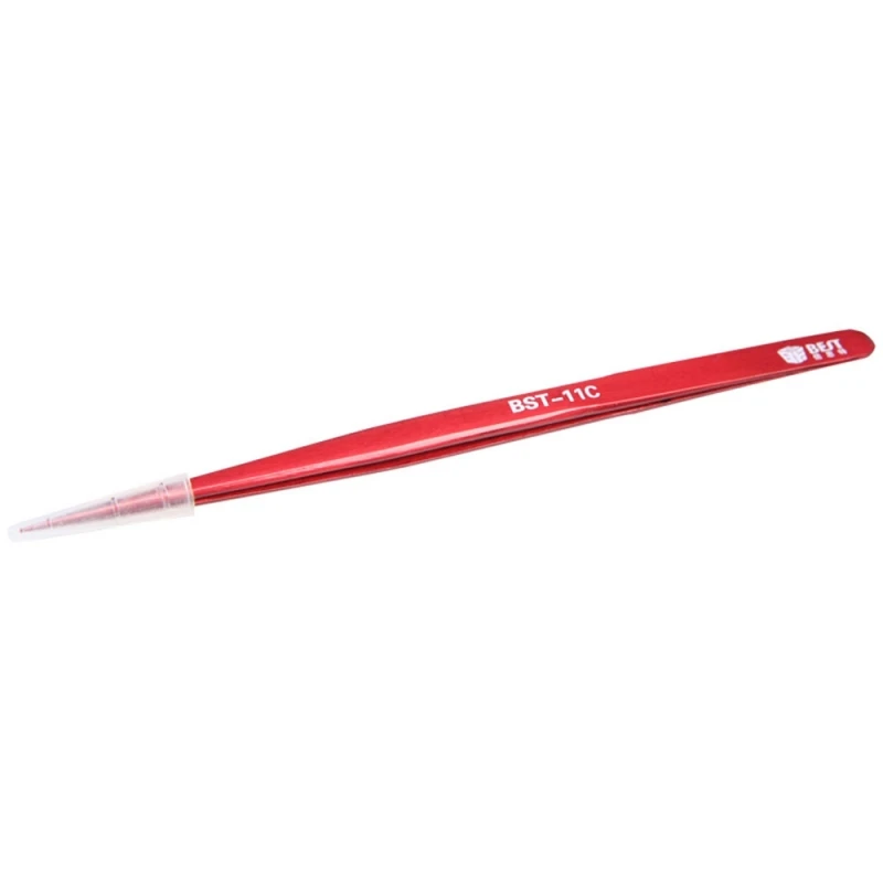 Hot Deals BEST BST-11C Stainless Steel Highly Precise Colored Tweezers Red | Инструменты