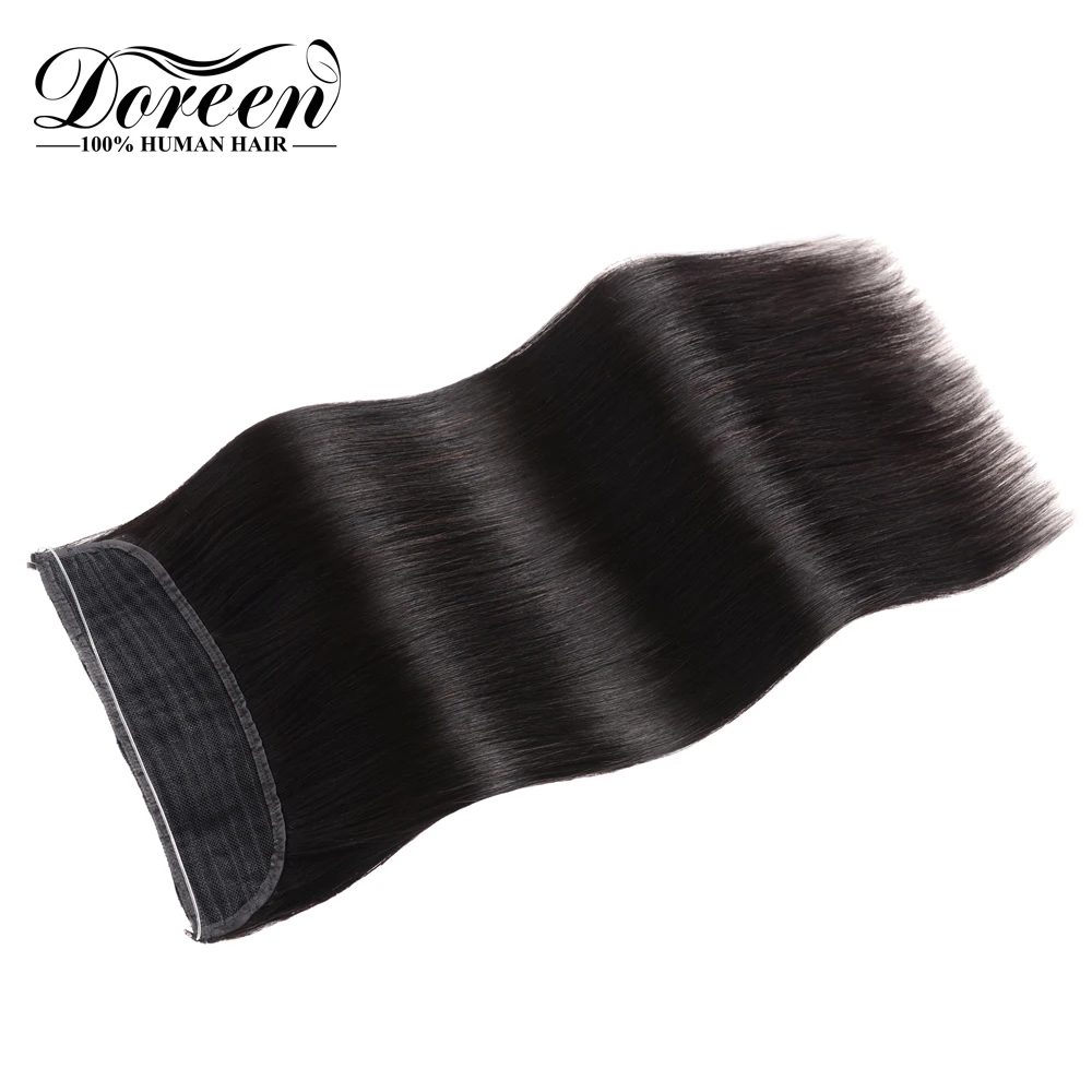 

Doreen Hair 100g 120g 14 to 22 Machine Made Remy Fish Wire Flip in Human Hair Extensions One piece Hola Hair with no Clips