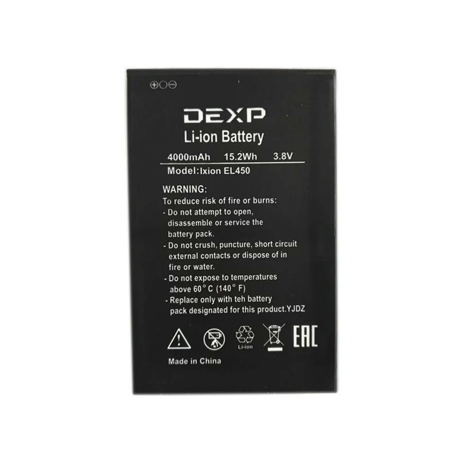 

IN Stock NEW 4000mAh Battery For DEXP Ixion EL450 EL 450 Smartphone With Tracking Number