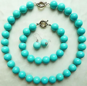 

Wedding Big 10mm Multi-Color South Sea Shell Pearl Necklace Bracelet Earring Bead women Jewelry set 925 clasp