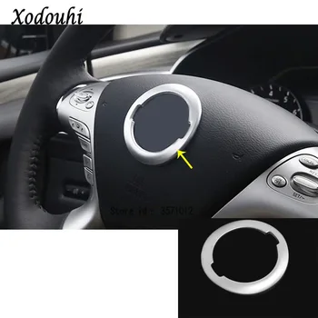 

For Nissan Murano 2015 2016 2017 2018 Car Body Styling Detector Stick Cover ABS Steering Wheel Interior Kit Trim Frame Part 1pcs