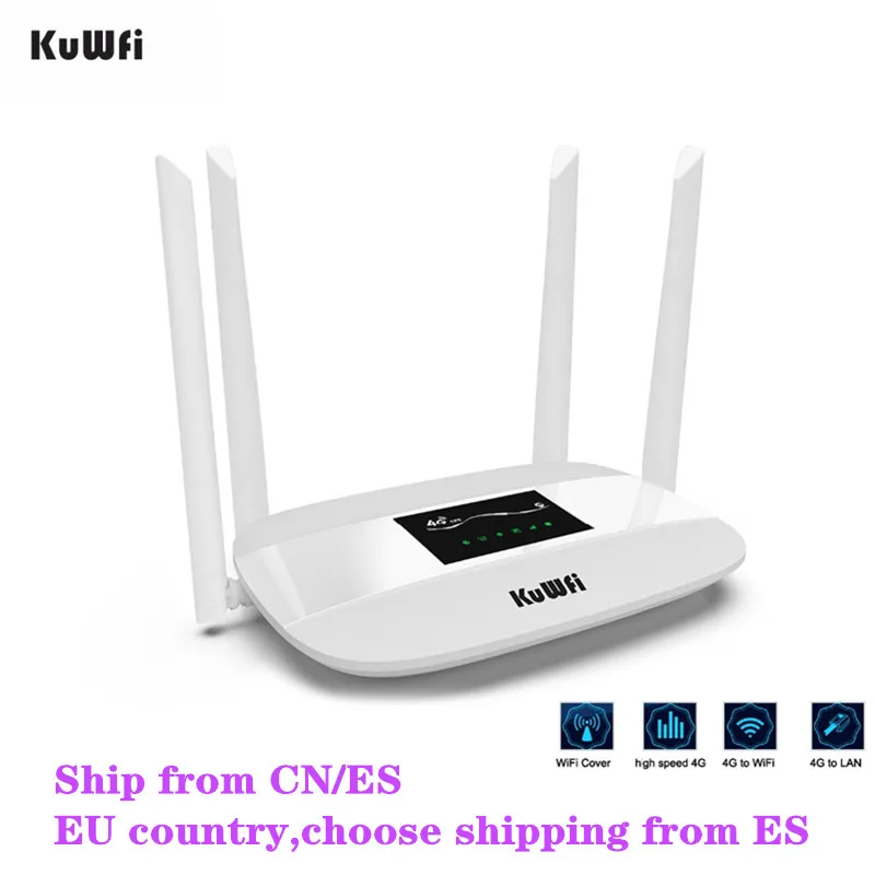 300Mbps Unlocked 4G LTE CPE Wireless Router Support SIM Card 4Pcs Antenna With LAN Port Support