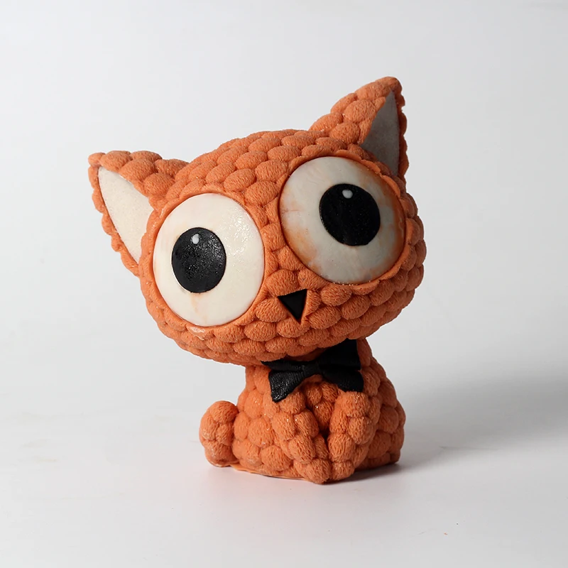 

Cute Cat Shape Silicone Mold for Mousse Cake Ice Cream Chocolate Gateau Tool 3D Resin Clay Craft Handmade Soap Candle Mould