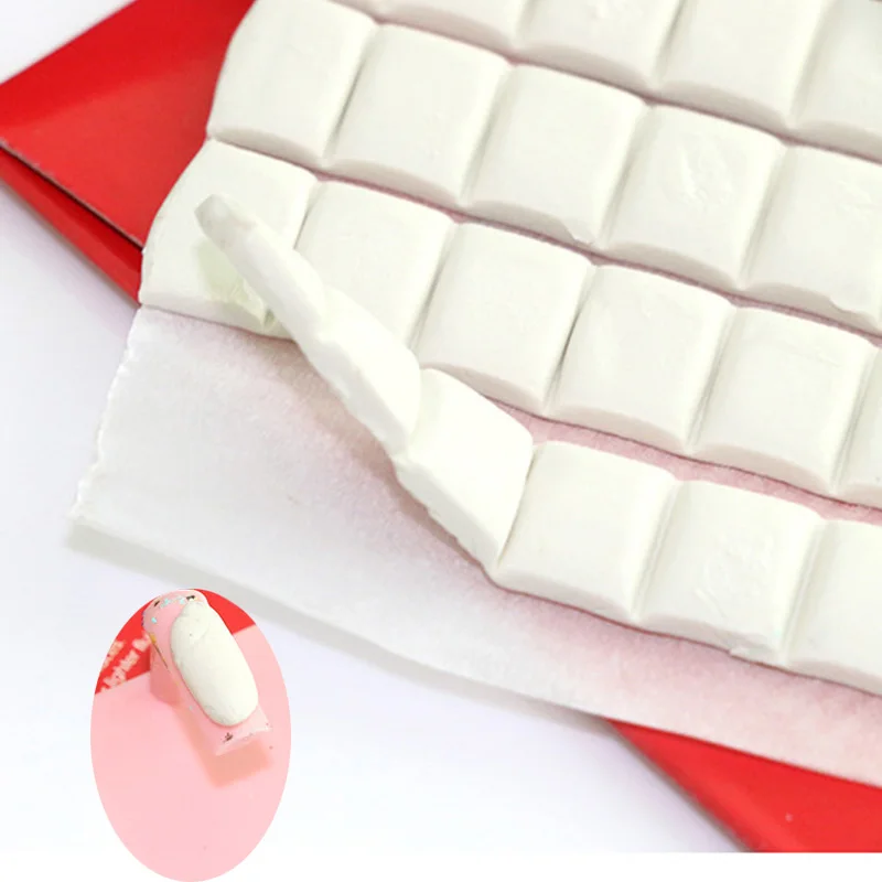 

BlueZoo Adhesive Glue Clay Stick DIY Nail Art False Tips Tool Design For Manicure Equipment Nail Decoration Plasticine White.
