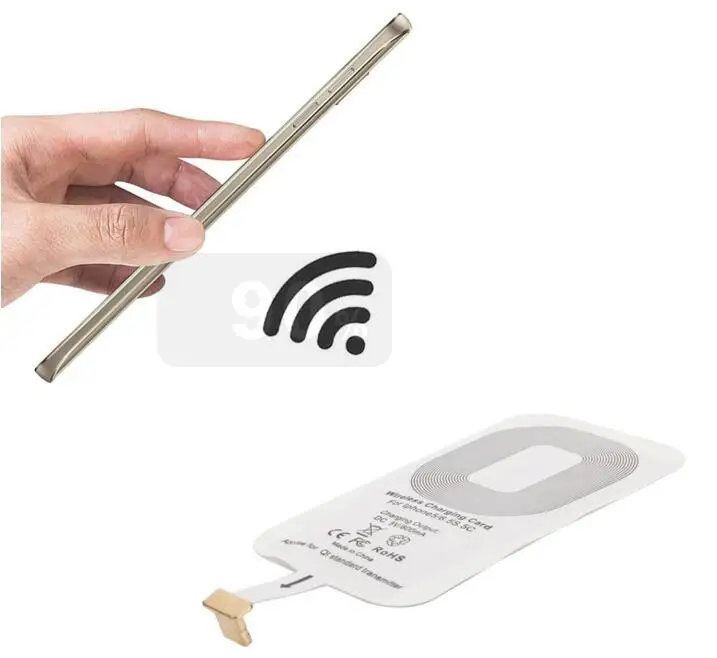 

Quick QI Wireless Charger Receiver mobile phone Micro USB Charging Adapter Receptor for iPhone 5 6 7 6s 7s plus