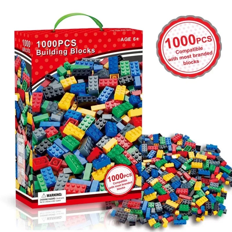 Legoingly блоки 1000 шт Совместимые Кирпичи дизайнерские креативные классические DIY
