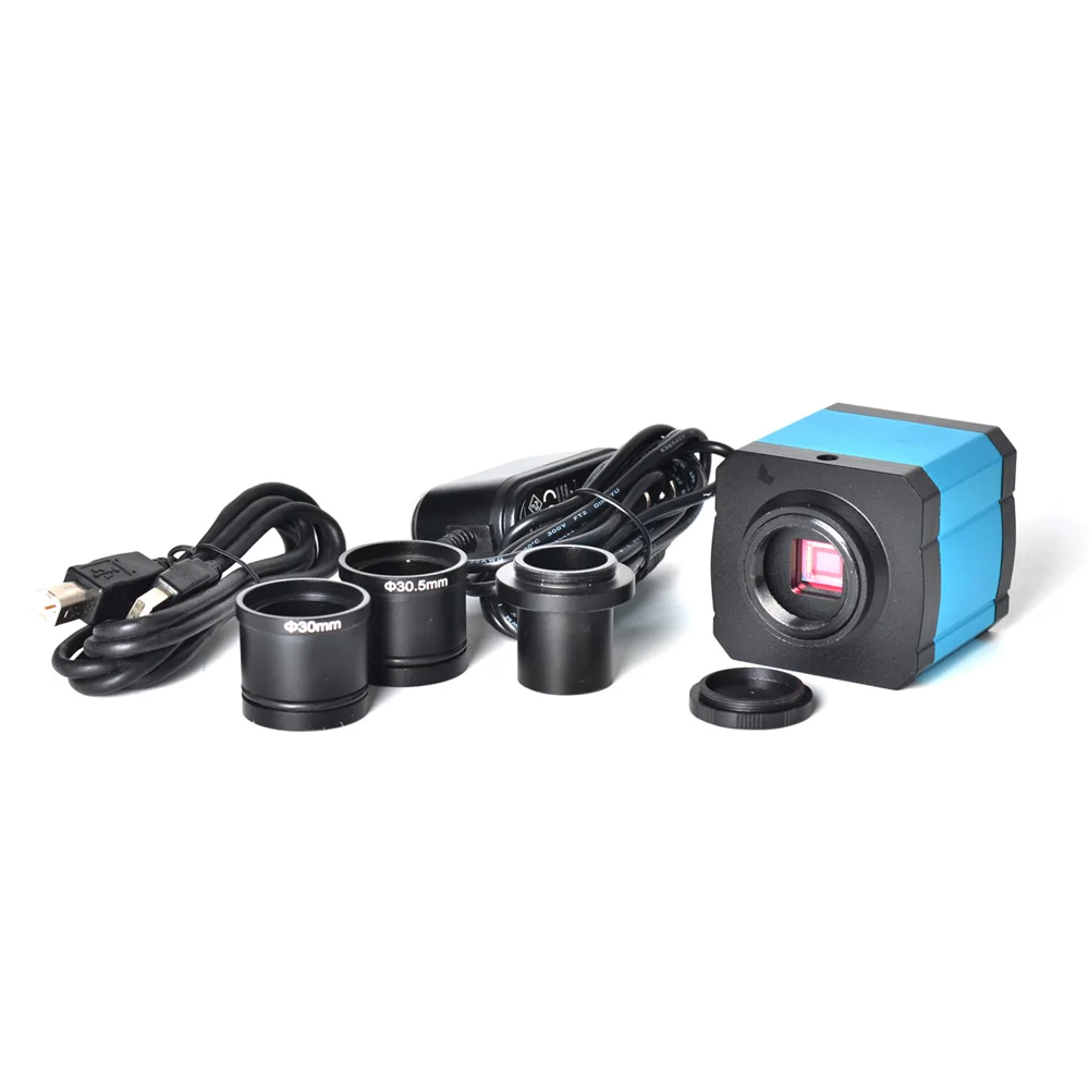 Цифровая промышленная камера 14MP 1080P HDMI USB с переходником объектива CCD C Mount