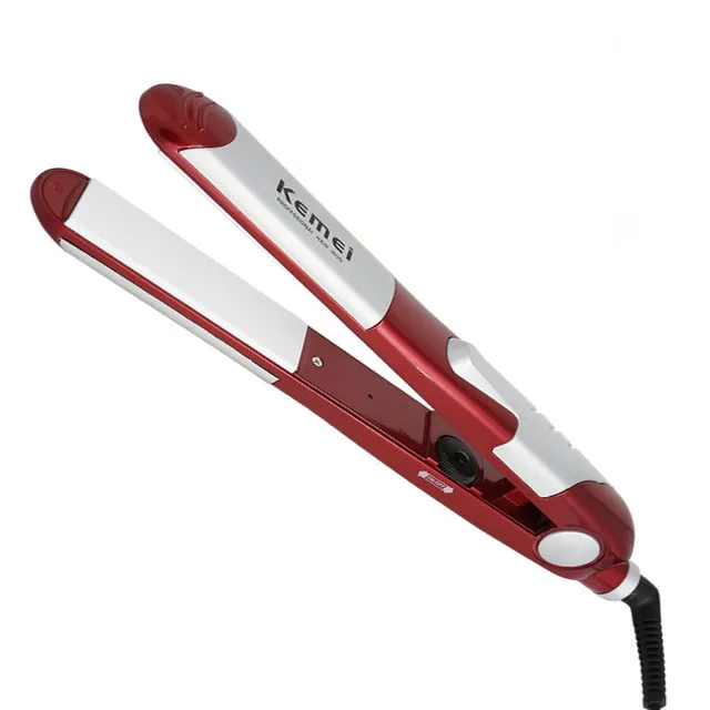 

Korean Use Hair Flat Iron Wide Plate Ceramic Hair Straightener Dual Voltage Bivolt Chapinha Styling Tools Free Shipping