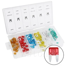 Assortiment de boîtes à Fusibles, 120 pièces, Mini Taille 5-30 AMP, pour camion, lame de voiture, SUV