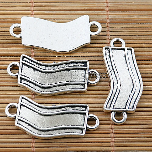 12pcs tibetan silver 2holes wave shoulder epaulette design epaulette design