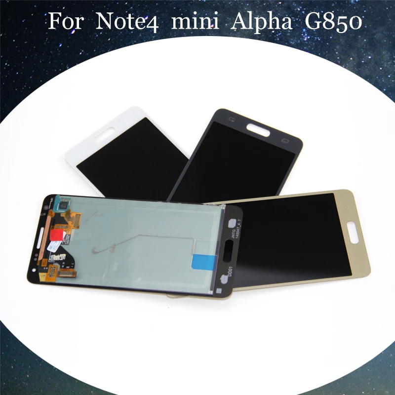 

Super AMOLED Screen For SAMSUNG Galaxy Alpha LCD Display Note 4 MINI G850 G850F SM-G850 LCD Touch