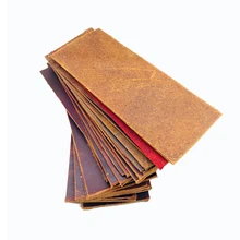 Cheap Promotion Leather Honing Strops Crazy horse cowhide 1-2mm thickness Razor Knife blade polishing Grinding