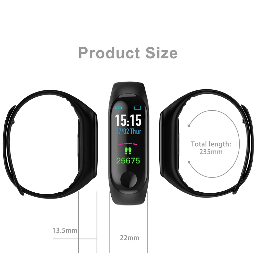 Relógio Inteligente de fitness Digital Esporte Bluetooth