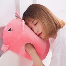 Эксклюзивная плюшевая подушка для отдыха как девочки Рождественский подарок ручная теплая подушка в зимний мягкий детский пуф мультфильм детские плюшевые игрушки