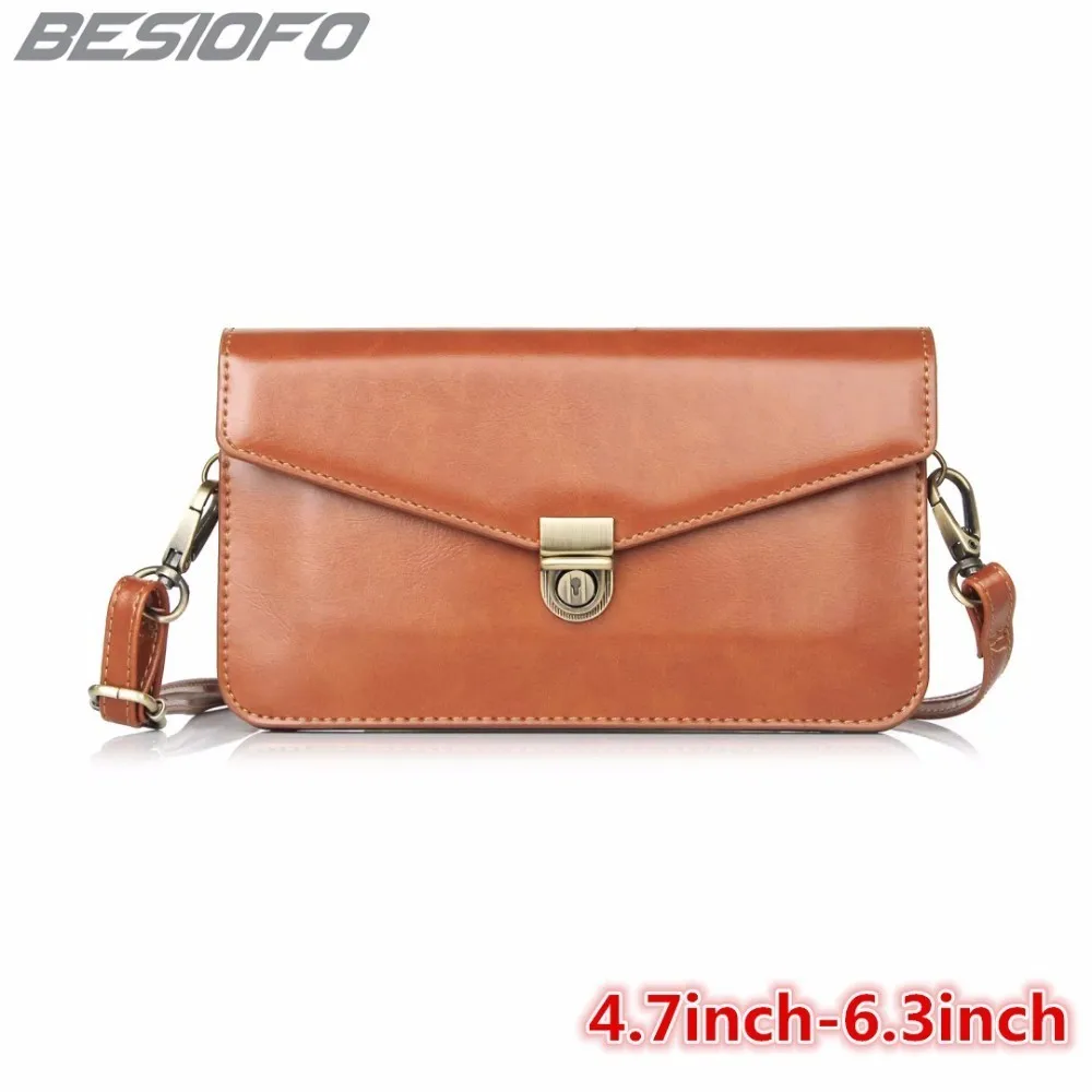 

Double Pockets Pouch Girl Women Bag Holster With Belt Card Slots Buttons Phone Case For OPPO F1 F3 F5 F7 7A R9 R9S R11 R15 R17