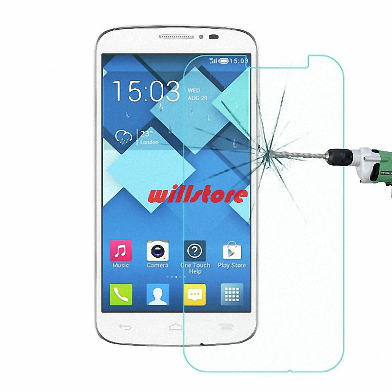 

for Alcatel One Touch Pop C7 OT 7040 7040D 7040A 7041 7041D 7041X Tempered Glass Screen Protector CASE glass Protective Film