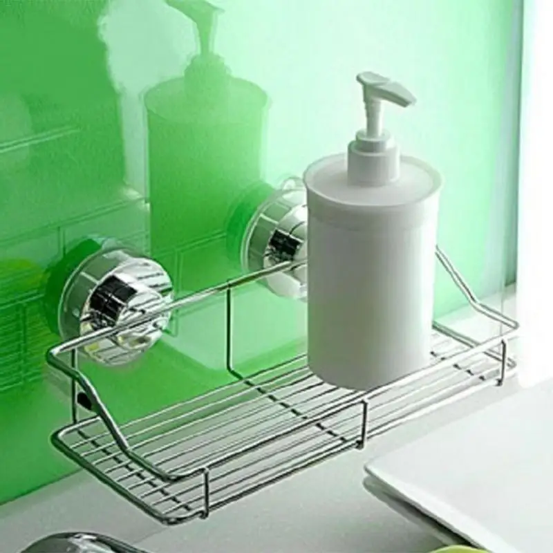 304 Stainless Steel Bathroom Shelves Super Vacuum Super Suction Cup
