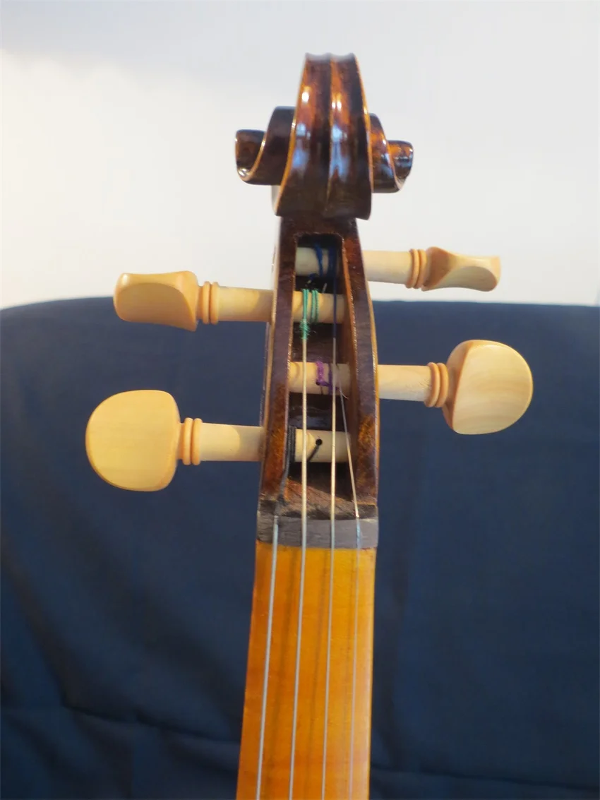 Unique design baroque style no rib violin 4/4 big bright sound #12056