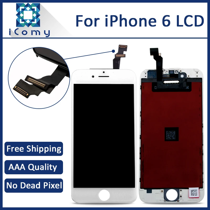 TIANMA ЖК-Дисплей 4.7 дюймов Для Apple iPhone 6 ЖК-Экран с Замена Сенсорного Стекла Digitizer