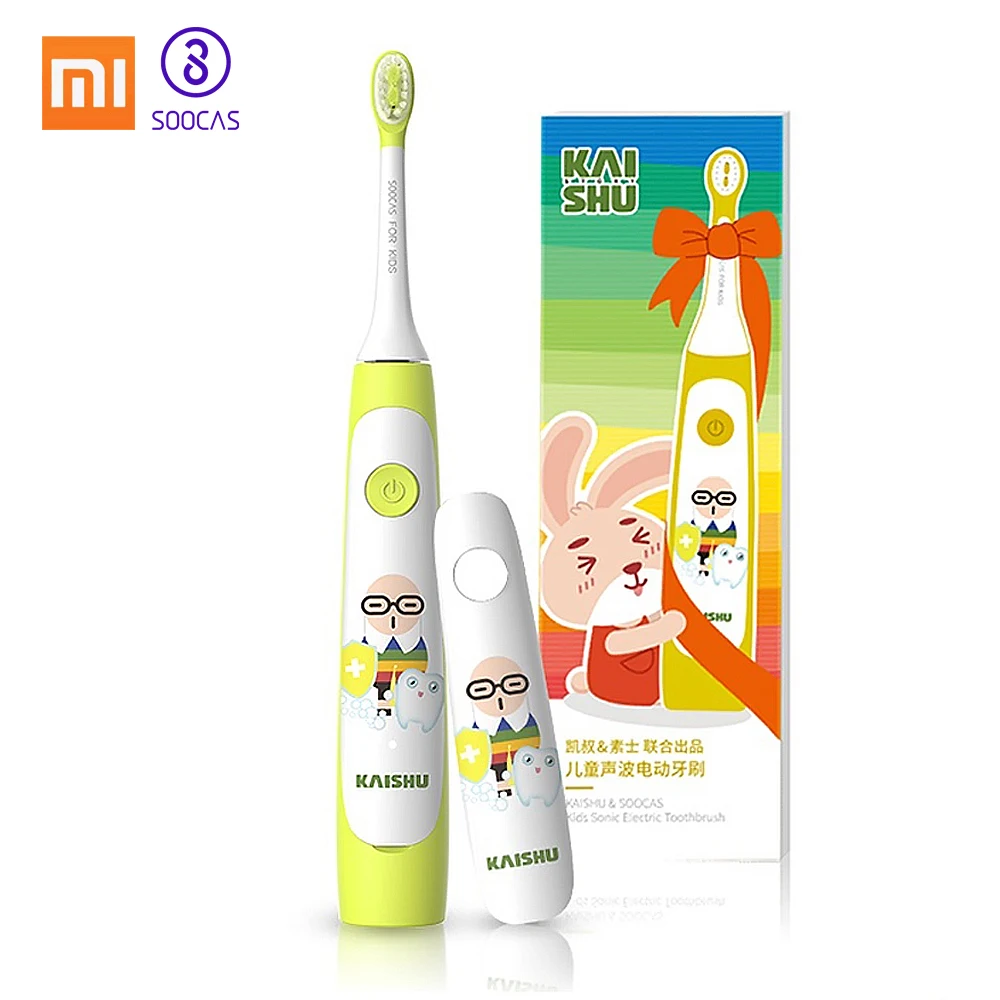 

Xiaomi SOOCAS C1 Children Electric Toothbrush Sonic Ultrasonic Rechargeable Tooth Brush Automatic Toothbrush Wireless Charging