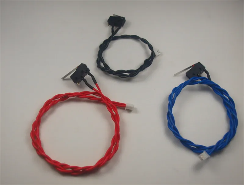  UM2 3D printer Ultimaker 2 Extended limit switch kit red blue black limited switch Endstop micro switch connector 