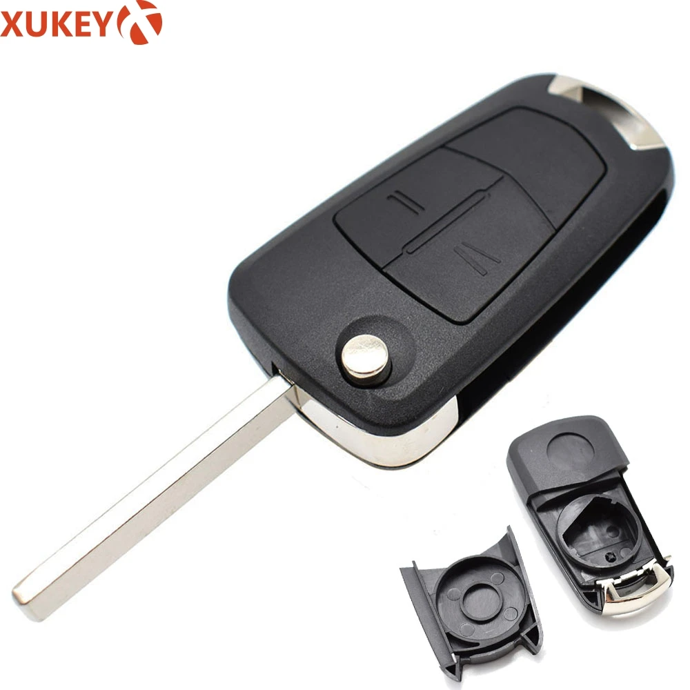 Car Remote Key Shell Fob Case For Vauxhall Opel Corsa D Astra H Vectra Signum Zafira B Combo Meriva A 2 Button Key Repair Kit