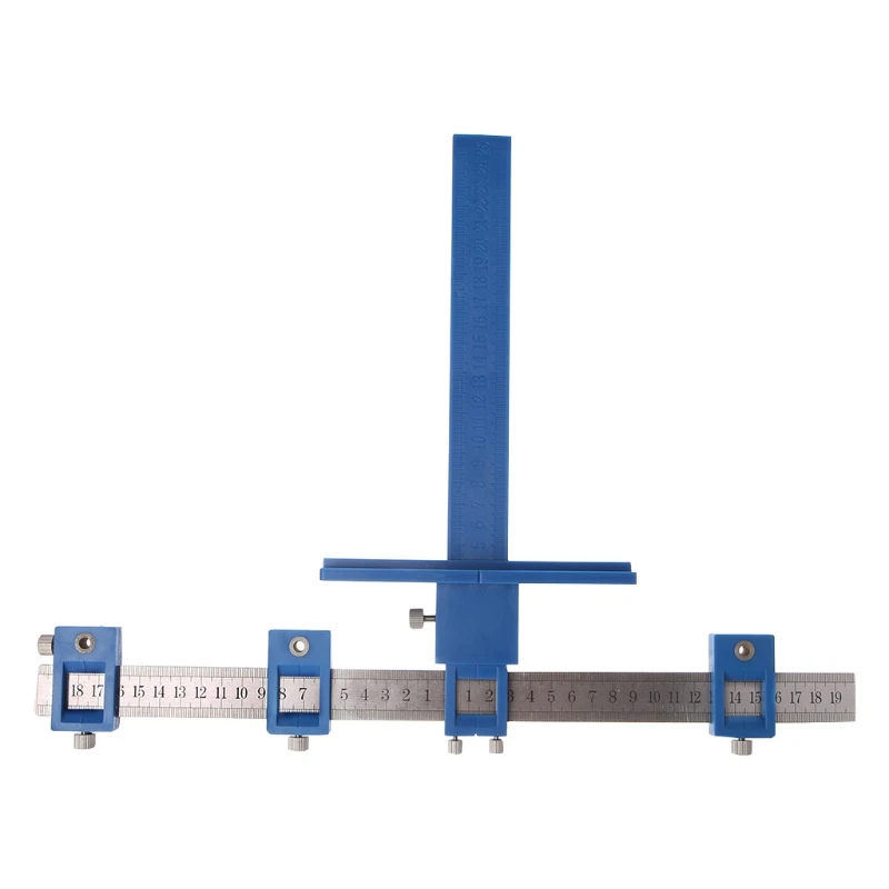 Регулируемый универсальный шаблон дрель Руководство Деревообработка бурения дюбеля отверстие пилы Перфоратор Инструмент для калибровки