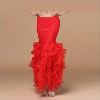 

New style belly dance costumes sexy spandex Fishtail belly dance skirt for women belly dance skirts
