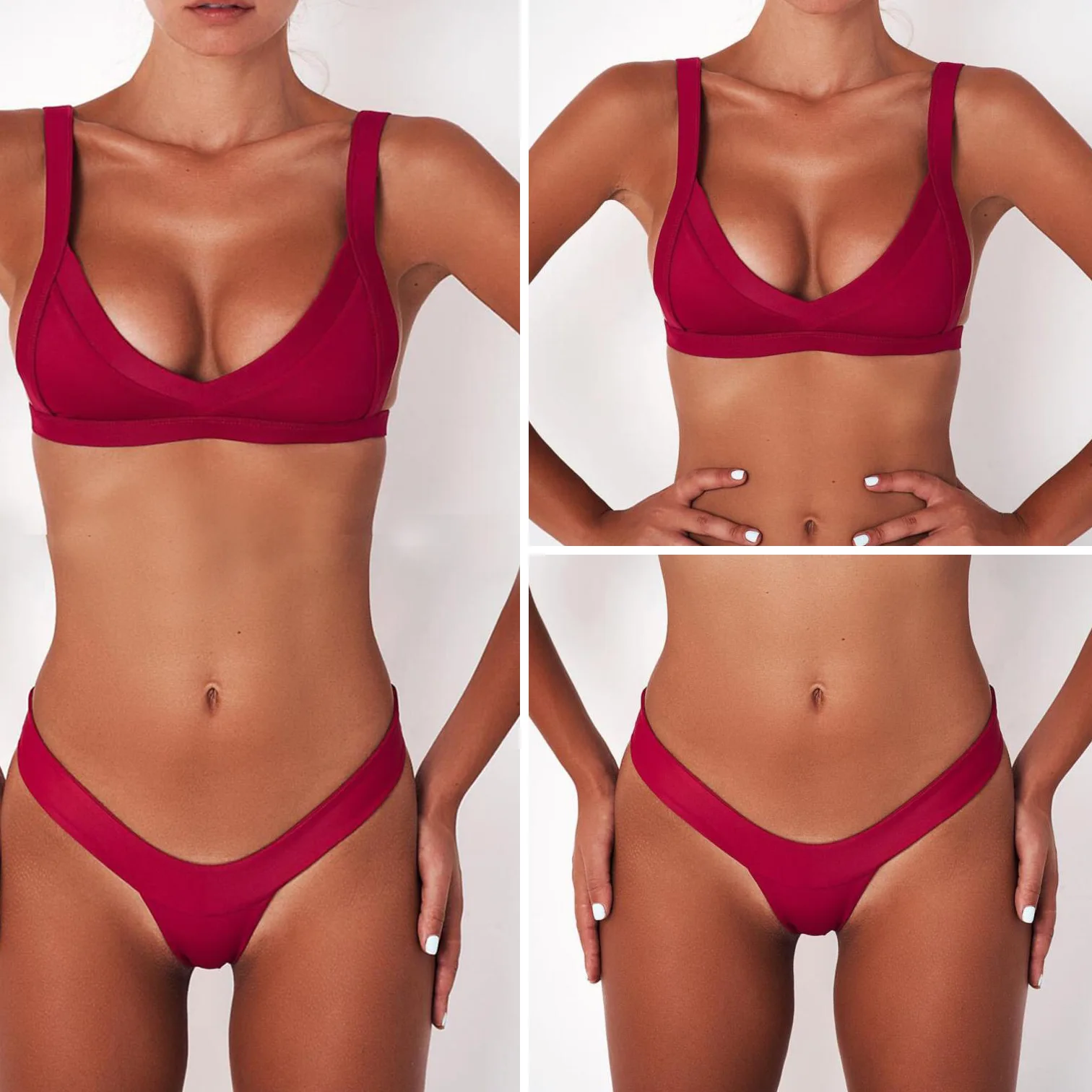 

2019 Sexy Swimwear Women Swimsuit Push Up Micro Bikinis Set Swimming Bathing Suit Beachwear Summer Brazilian Bikini