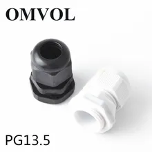 5 шт. PG13.5 нейлоновые кабельные сальники водонепроницаемый уровень 6-12 мм кабельное соединение