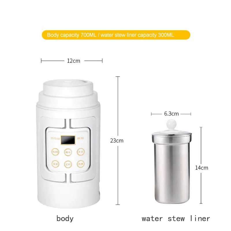 0.7л многофункциональный электрический чайник, Мини Портативный электрический чайник для горячей воды, для общежития за рубежом, для путешествий, складной чайник, 110 В/220 В