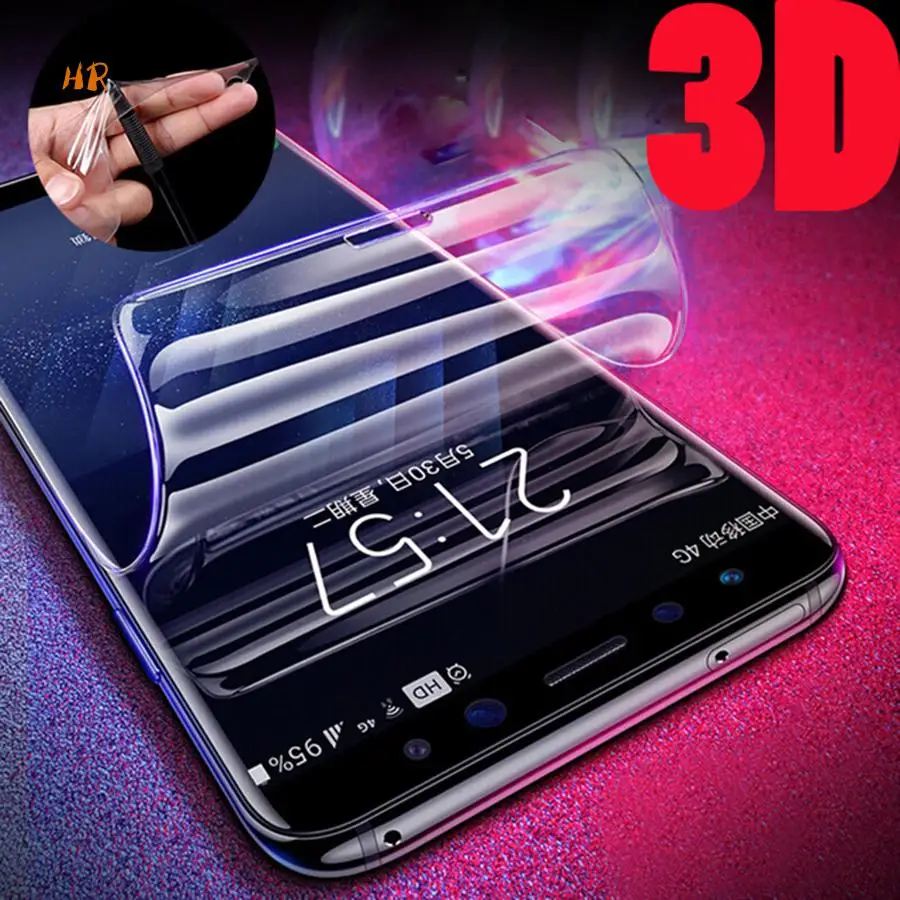500 шт 3D полное покрытие протектор экрана для Samsung Galaxy S10 Plus Note 9 8 Защитная пленка из