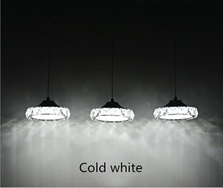 Lustre de Cristal Luminária de Cristal Pingente de Diâmetro Moderno Lâmpada Led Ac110-260 Luz 7 Cheap Lustres