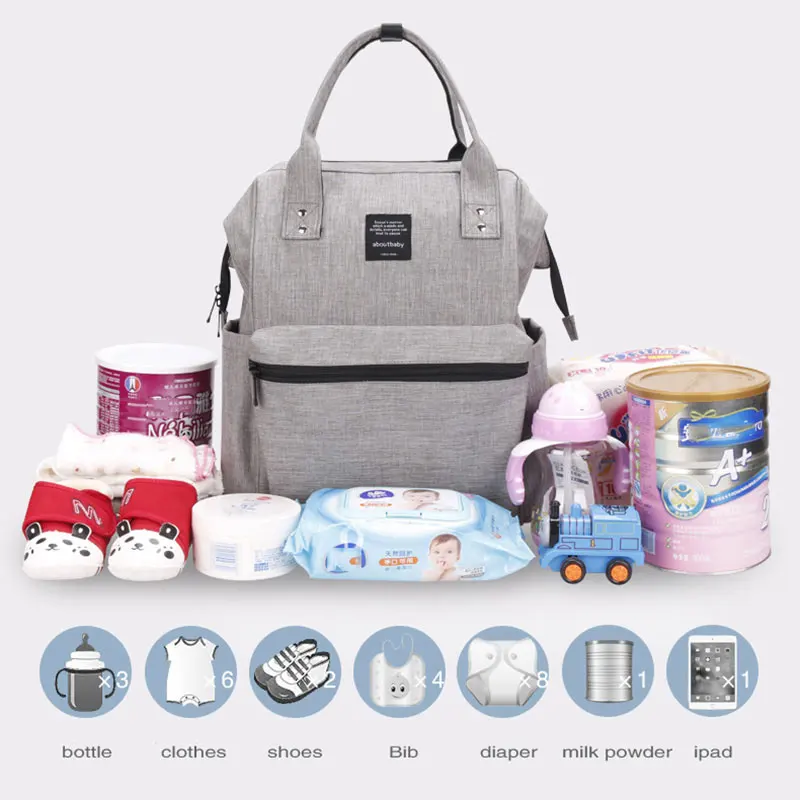 

Fashion Mummy Maternity Nappy Diaper Bag Mummy Backpack Stroller Organizer Baby Nappy Bags Mother Travel Backpack Large Capacity