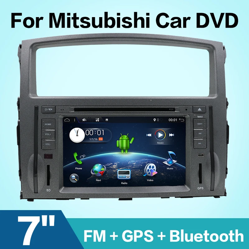 Sale bosion  2 Din 7" car radio tape recorder 2din Android 8.1 For MITSUBISHI PAJERO Car Multimedia Video Player GPS Navigation FM BT 0