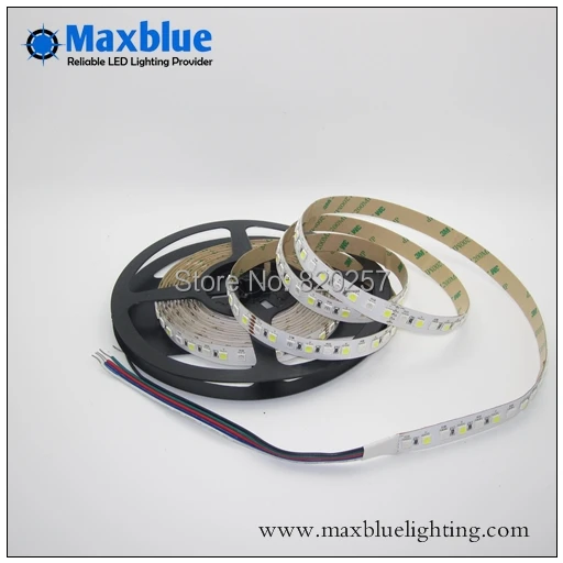 5 M DC24V RGBW RGB+ с теплым белым светом 4 канала smd 5050 Светодиодные полосы, 96 светодиодов/m Водонепроницаемая светодиодная лента