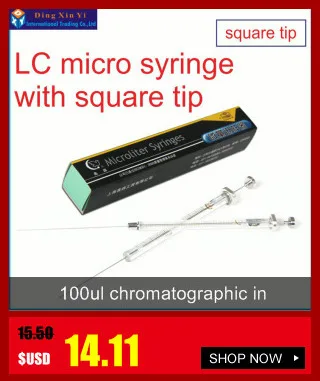 25ul Хроматографический инжектор LC микро шприц с квадратным наконечником жидкостный микрошприц