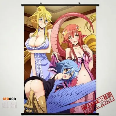 Домашний декор Аниме monster musume no iru nichijou MQ009 Miia плакат настенная прокрутка|scroll