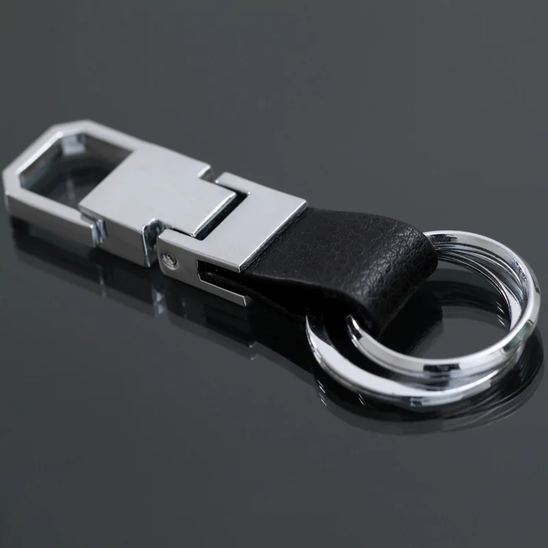 Buy Fashion New Arrival Fashion Silver Leather Waist Belt Double Rings Key