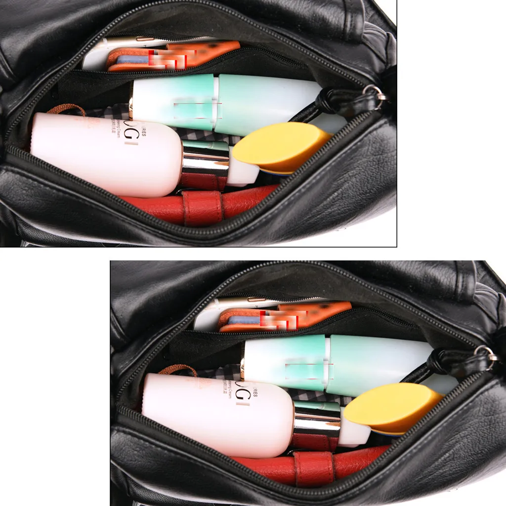 CONEED новые модные кожаные молнии Сумки Для женщин Дамская Мода Досуг многофункциональная сумка на одно плечо Курьерские сумки APR12