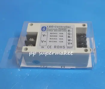 

Bluetooth RGB/RGBW led Controller BT Wireless IOS/Android Led Strip Bluetooth 4.0 Control DC 12V/24V 42A Free Shipping